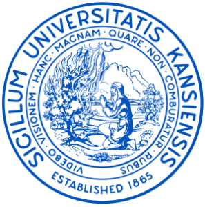 University of Kansas founded in 1865 official seal.