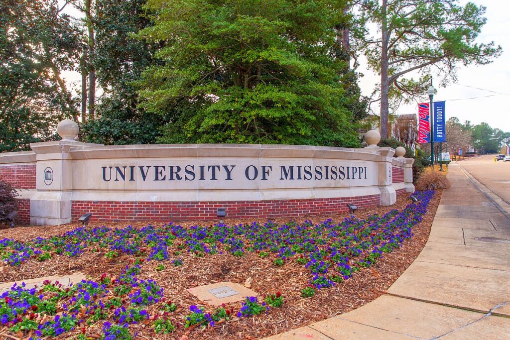 University of Mississippi Entrance Gate
