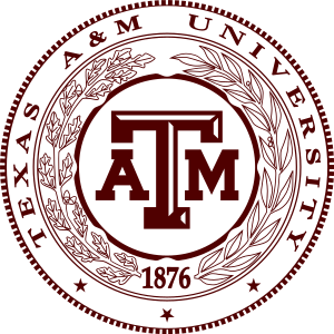 Official Seal of Texas A&M University.