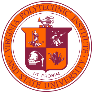 The official seal of Virginia Tech University
