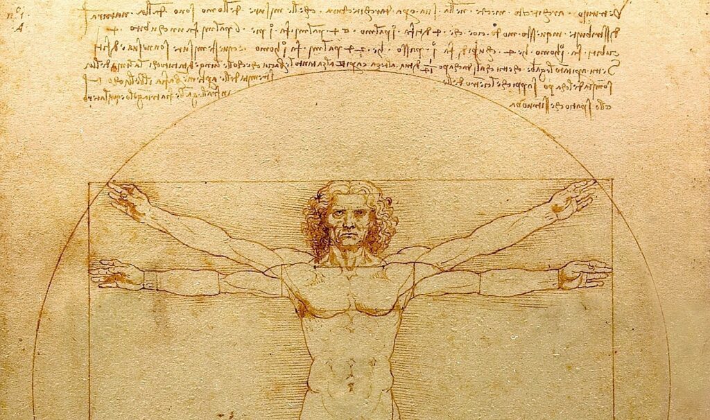 Anthropology Major - Vitruvian Man by Leondardo DaVinci